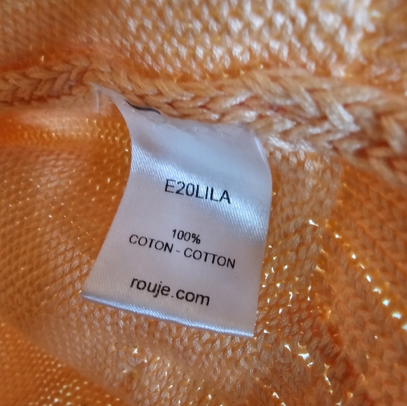 Rouje Lila Knit Sweater Pink Salmon Color Size 38 US 6 - Picture 8 of 8